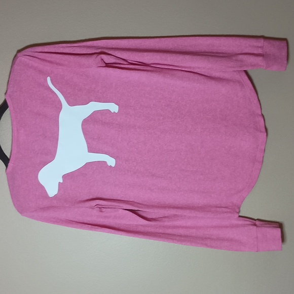 PINK Victoria's Secret Long Sleeve Sleep Top - Picture 1 of 6